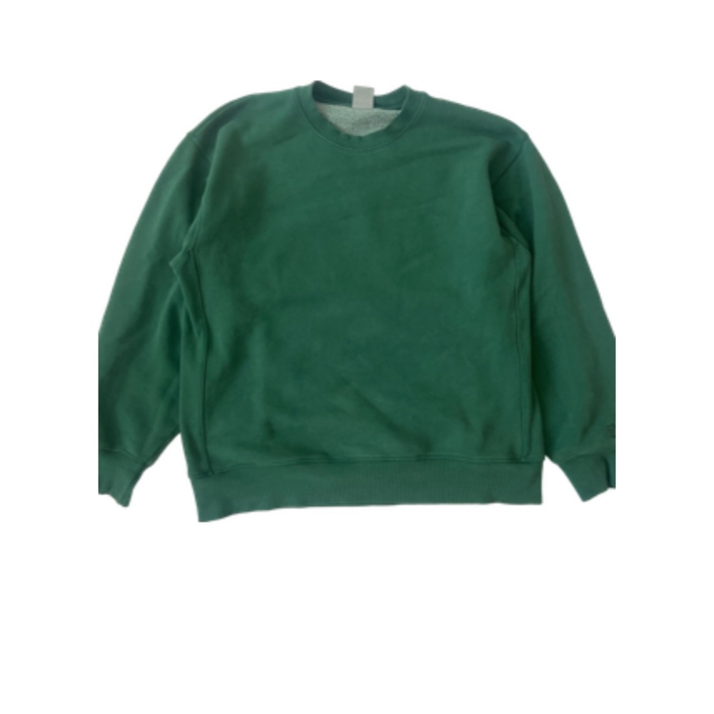 Aritzia - Green oversized TNA Cozy boyfriend crew neck sweater